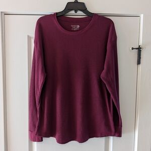 Time and Tru Women's Burgundy/Red Sweater, Size XXL